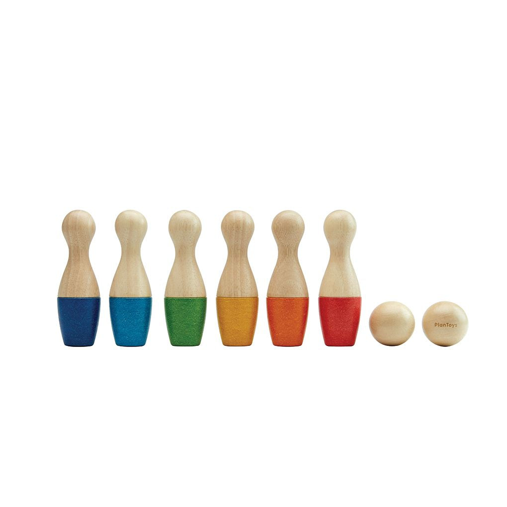 PlanToys Bowling Set wooden toy