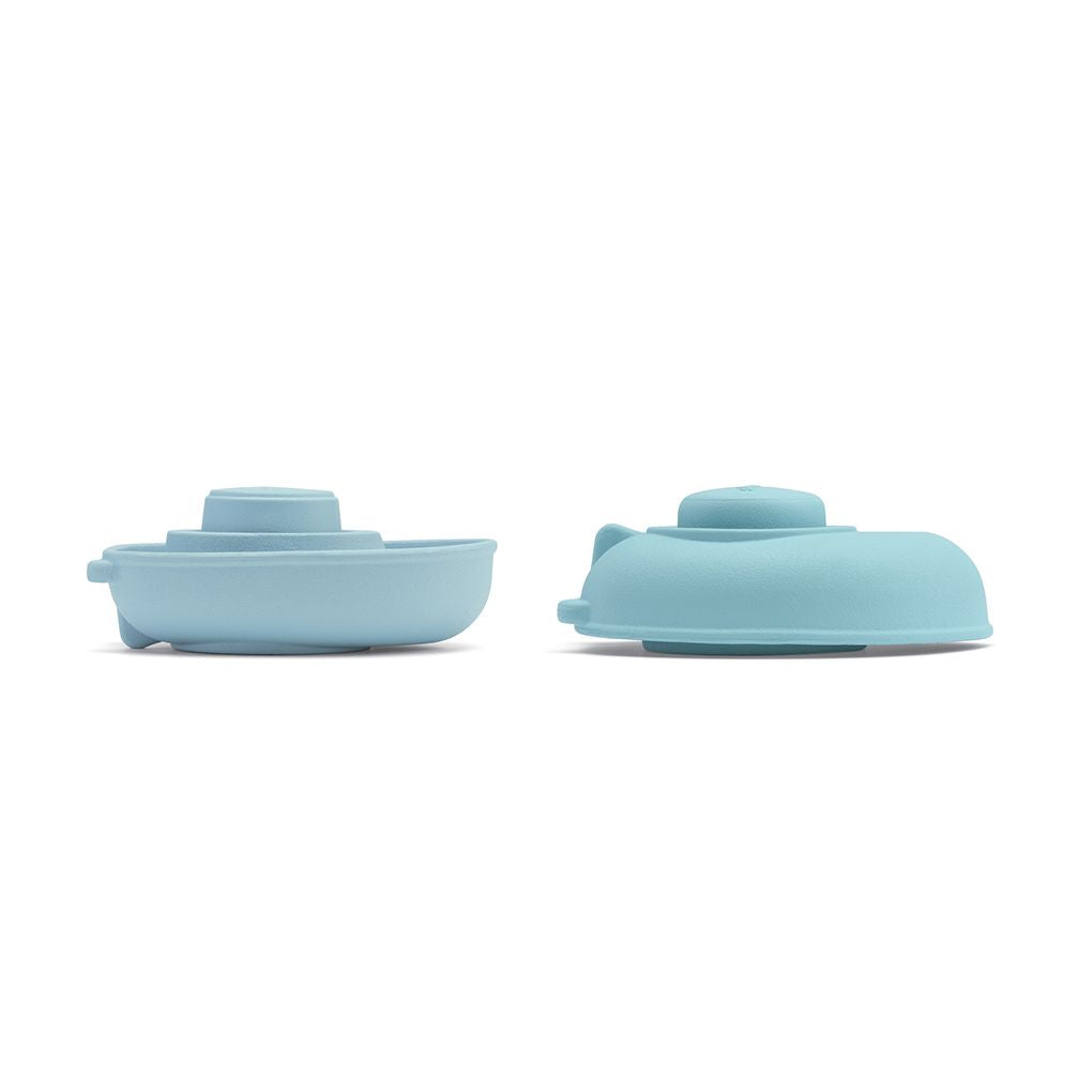 PlanToys pastel blue Rubber Convertible Boat wooden toy