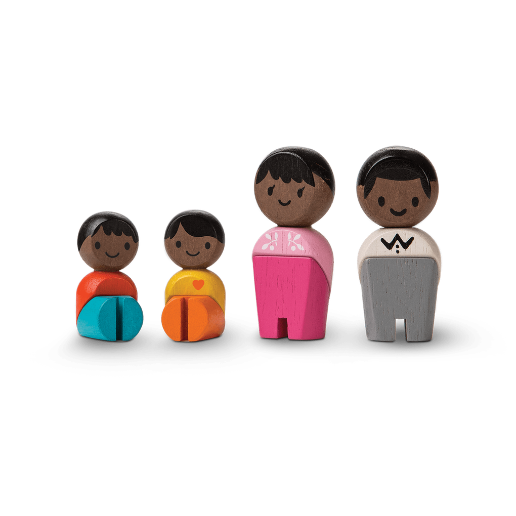 PlanToys Family (Afro-American) wooden toy