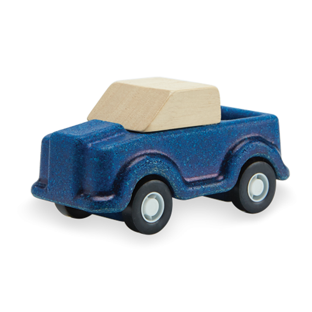 PlanToys blue Truck wooden toy