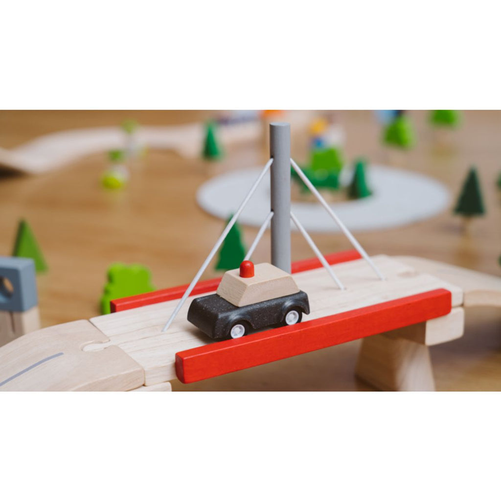 PlanToys Police Car wooden toy