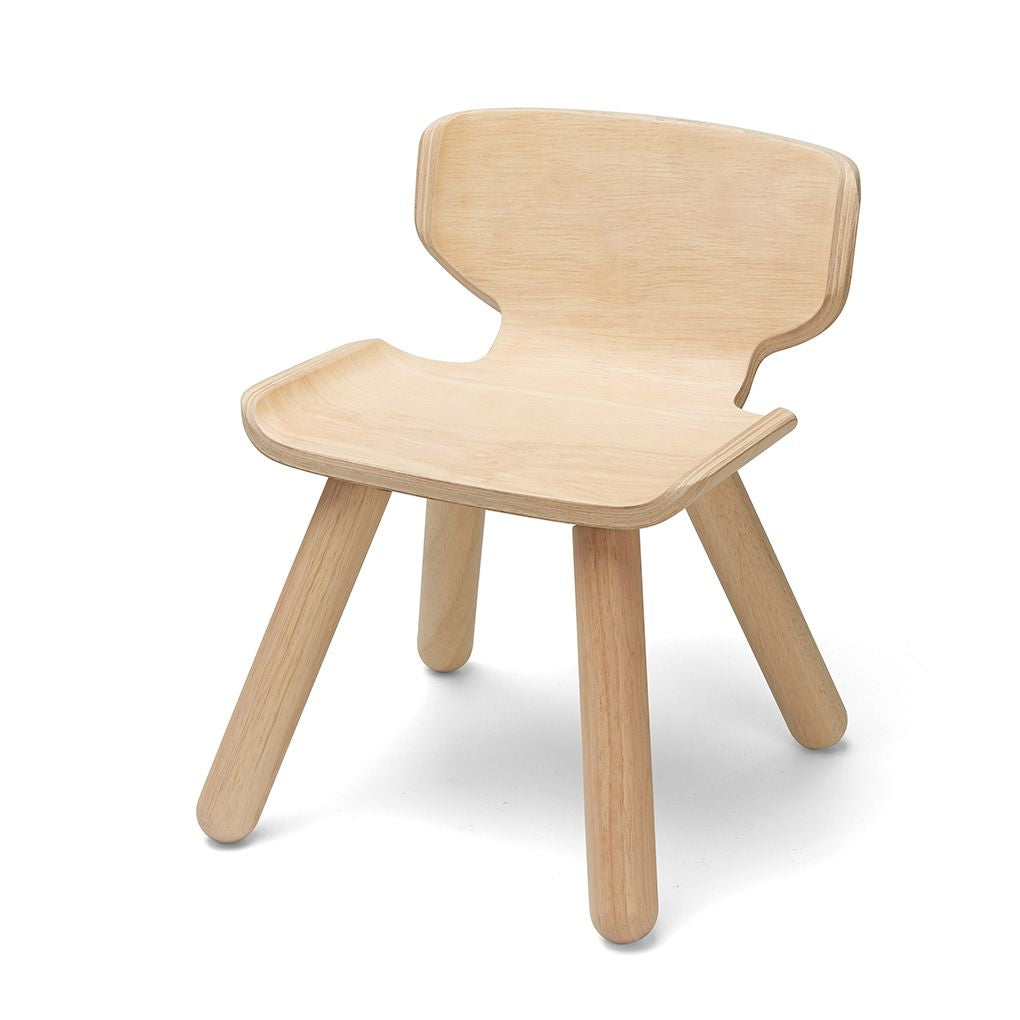 PlanToys natural Chair wooden material